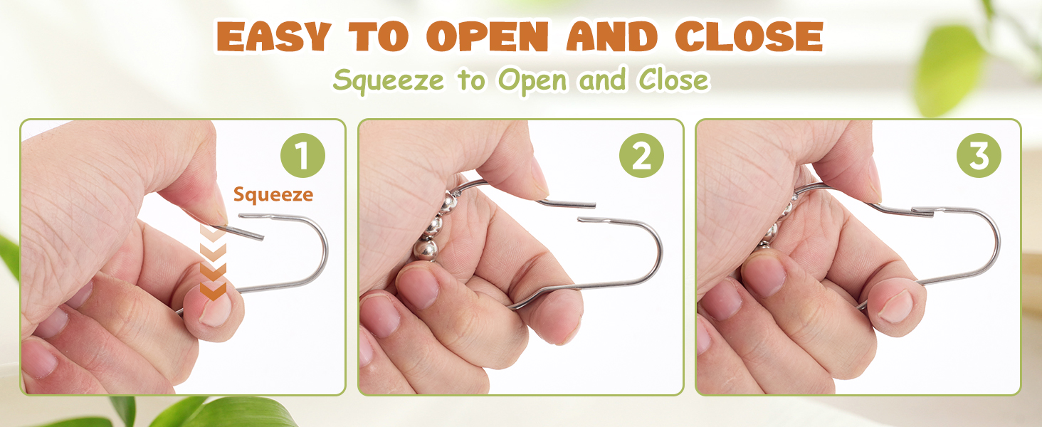 Shower Curtain Hooks