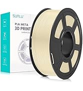SUNLU 3D Printer Filament, Neatly Wound PLA Meta Filament 1.75mm, Toughness, Highly Fluid, Fast P...