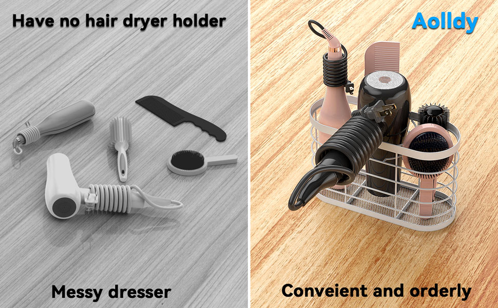 hair tool organizer