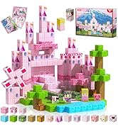 Annexfun Magnetic Blocks-100PCS Magnetic Building Blocks, Princess Castle Building Set, STEM Lear...