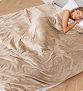 LaffyLo Electric Heated Blanket Full Size 72×84,Breathable &amp; Luxurious Flannel,Soft Warm Gift wit...