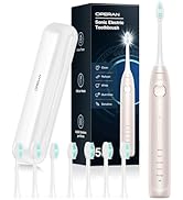 Operan Electric Toothbrush for Adults and Kids Rechargeable Sonic Toothbrush with 5 Modes 2-Min S...
