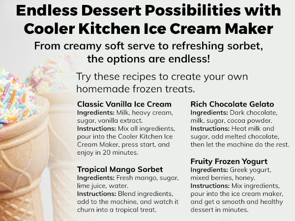 Ice Cream Maker Machine