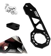 Diamall 1 PC Car Rear Tow Towing Hook, High-Strength Rear Tow Hitch Kit, Racing Style Trailer Tow...