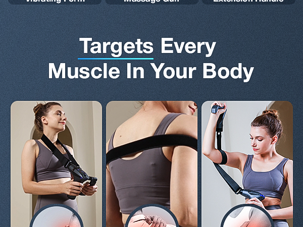 3-In-1 Back Massager for Pain Relief