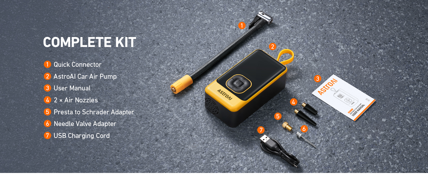 car tire air pump portable