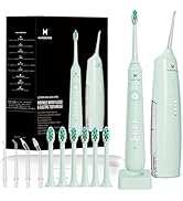2-1 Oral Clean Kit- Water Dental flosser &amp; Electric Toothbrush Combo- Brushing &amp; Flossing- for Te...