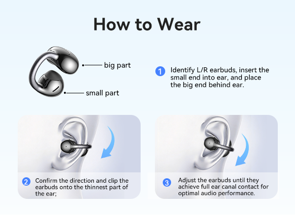clip on ear buds clip on headphones
