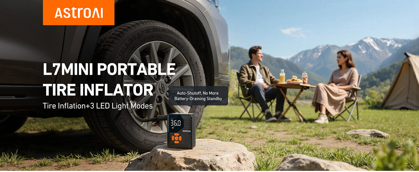 portable tire inflator