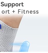 JAPSERUNA Ankle Brace for Women Men with Gel Pad 3D Knit-Ankle Compression Sleeve and Adjustable ...