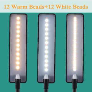 Book Lights Eye Protection Flexible Neck Night Bed Lamp Portable Clamp Desk Lamps for Bed