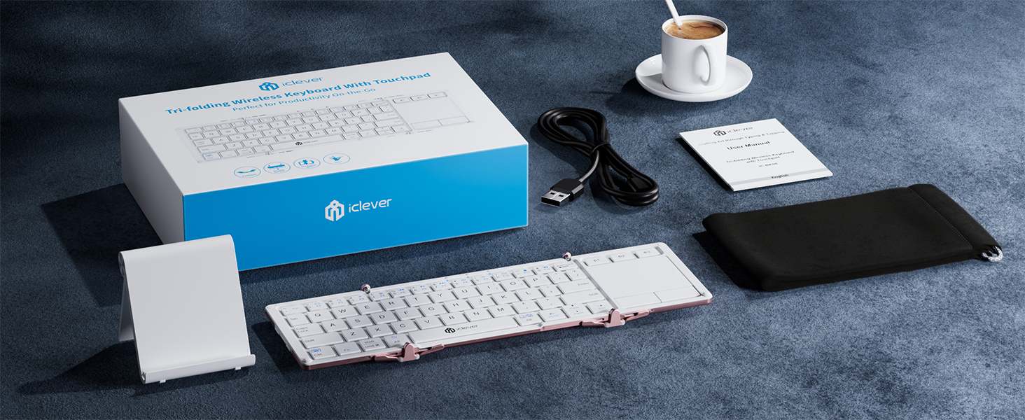 Foldable Bluetooth Keyboard