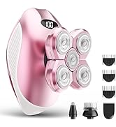 Electric Razors for Women, 5-in-1 Multi-Function Womens Razor with LED Display, Rechargeable Wate...