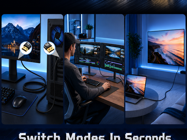 switch modes in seconds