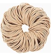 AIWOQI Rubber Bands size 33 Approximately 220 pcs Elastic Rubber Band #33 Rubber Band Light brown...