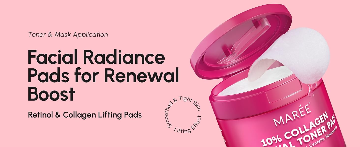 collagen toner pads