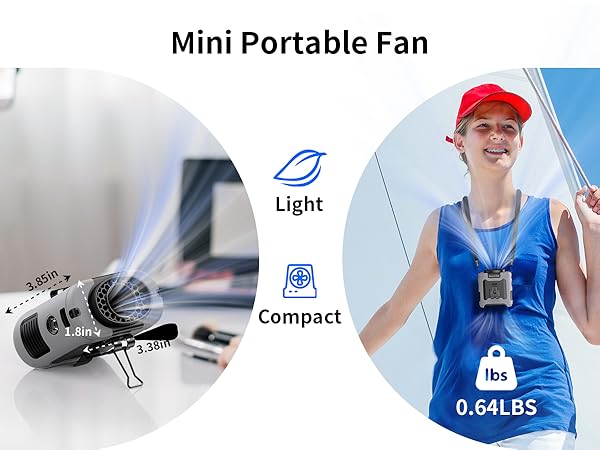 portable clip on fan