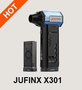JUFINX Compressed Air Duster-3000mAh*2 Removable Battery-Long Battery Life-Electric Air Duster-32...