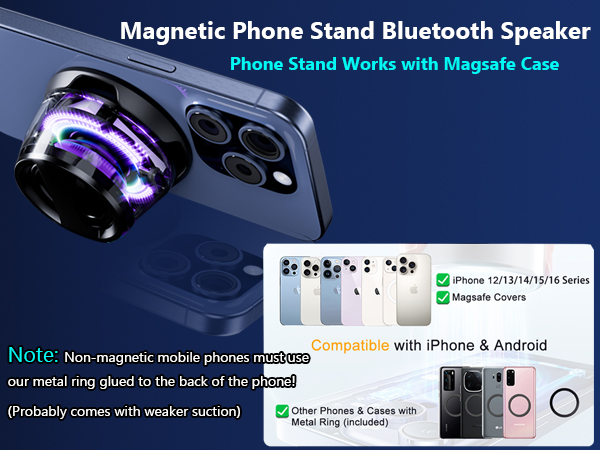 Magnetic Bluetooth Speaker