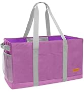 WONDAY Extra Large Utility Tote Bag - Standing Reusable Grocery Bag with Handle, Collapsible Stor...