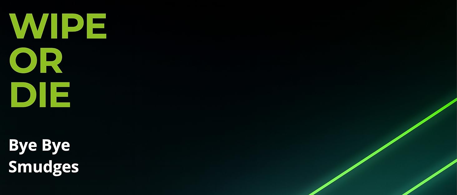 Wipe or Die brand background, screen wipes for touch screens