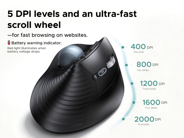trackball wireless mouse