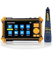 WANLUTECH CCTV Camera Tester, 8MP TVI CVI AHD SDI CVBS Analog Camera Tester 5 inch TFT-LCD Screen...
