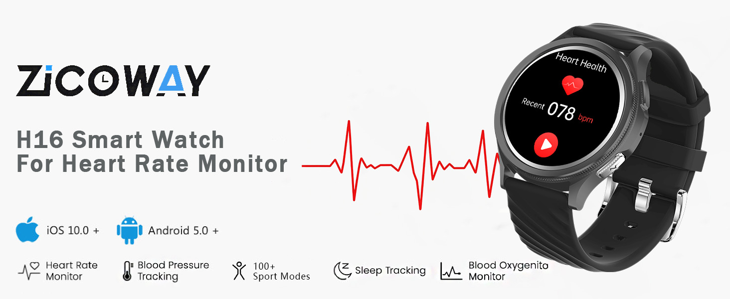 Smart Watch For Heart Rate Monitor