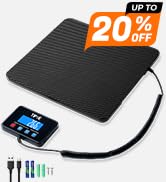 TIPRE Digital Shipping Postal Scale 440lb/0.5oz Accuracy! Lightweight Carbon Fibre Commercial Wei...