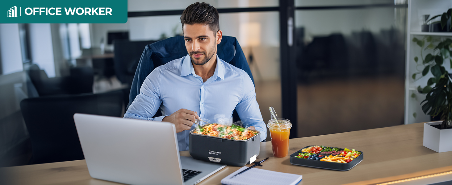 Electric lunch box good for office workers.