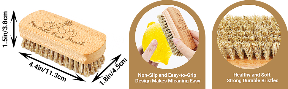 SEPGLITTER Vegetable Brush