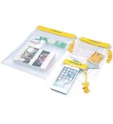 YUMQUA Clear Waterproof Bags, Water Tight Cases Pouch Dry Bags for Camera Mobile Phone Maps Pouch...
