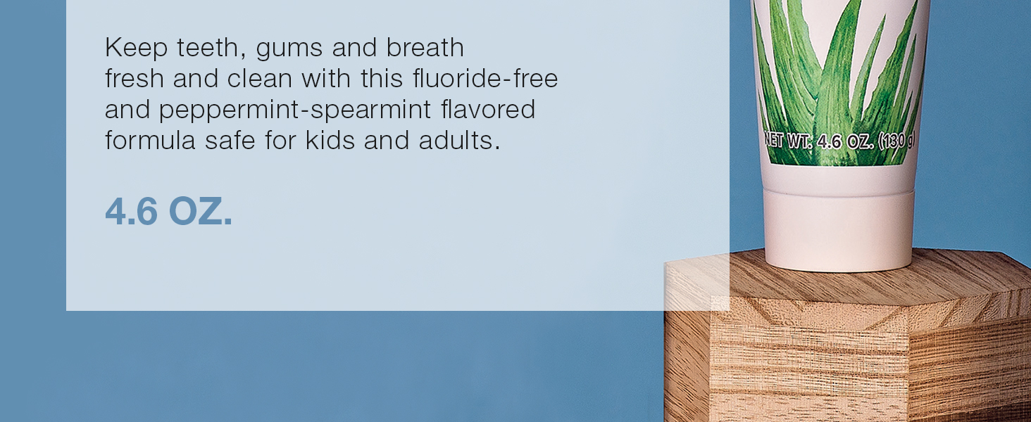aloe vera toothpaste forever toothgel products fluoride free teeth gums dental propolis fresh clean