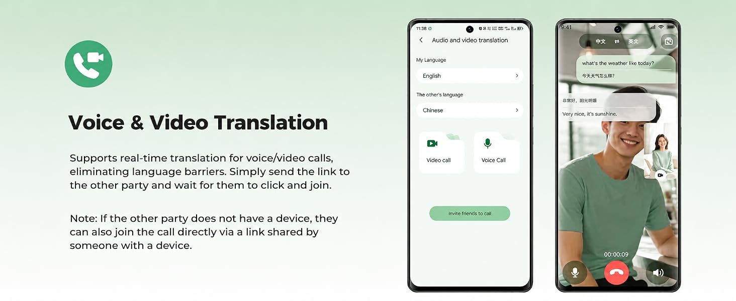 AI Translator Device, Smart Wearable Translator for 165 Languages Real-Time Two-Way Translatio
