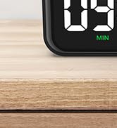 Olipiter Digital Kitchen Timer, Digital Timer with Large LED Display, Magnetic Kitchen Timer for ...
