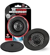 Kitchen SinkShroom Clog-Free Kitchen Sink Drain Strainer with Stopper - Sink Protector for Kitche...