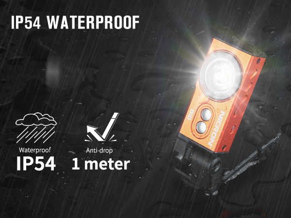  IP54 waterproof rating, it is not afraid of harsh weather and can be used normally in the rain.