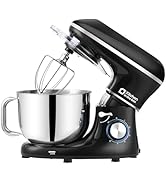 Kitchen in the box Stand Mixer, 6.5QT 660W Electric Kitchen Mixer, 6-Speed Tilt-Head Food Mixer w...