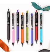 WRITECH Retractable Gel Ink Pens: Multi Colored 0.7mm Medium Point Colorful Click Pen for Smooth ...