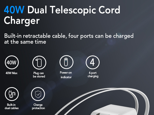 Retractable iPhone Charger