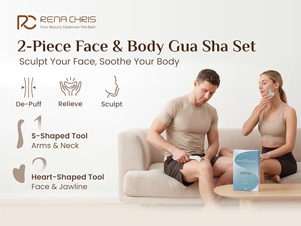 Rena Chris Muscle Scraper and Gua Sha Tool