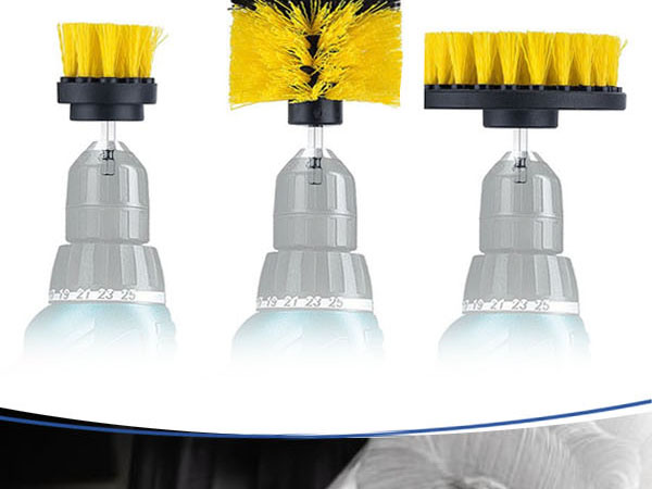 Drill Brush Attachments Set 4p