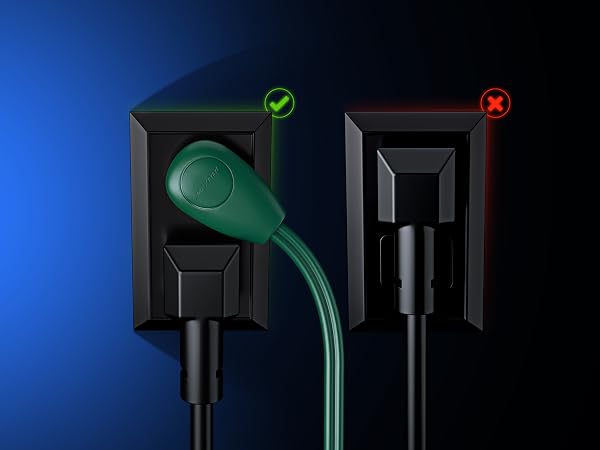 360° Rotating Flat Plug