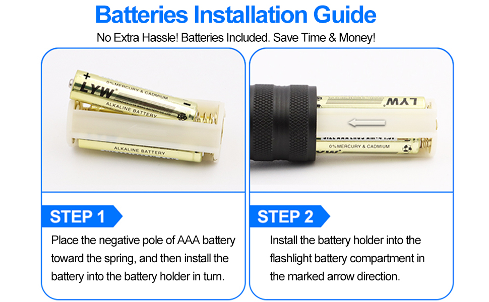 Batteries Installation Guide