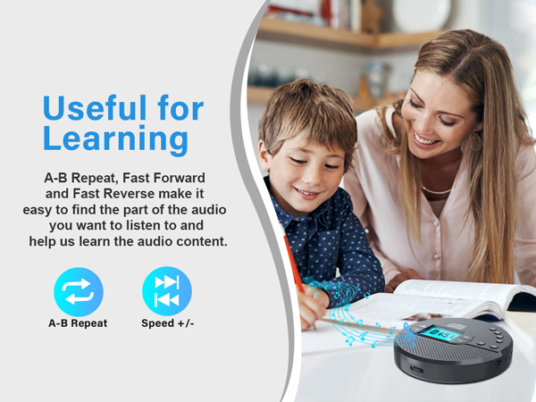 AB repeat cd player