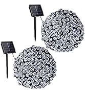 Toodour Solar String Lights, 2 Packs 72ft 200 LED 8 Modes Outdoor String Lights, Waterproof Solar...