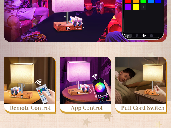 Table Lamp Work with APP Control