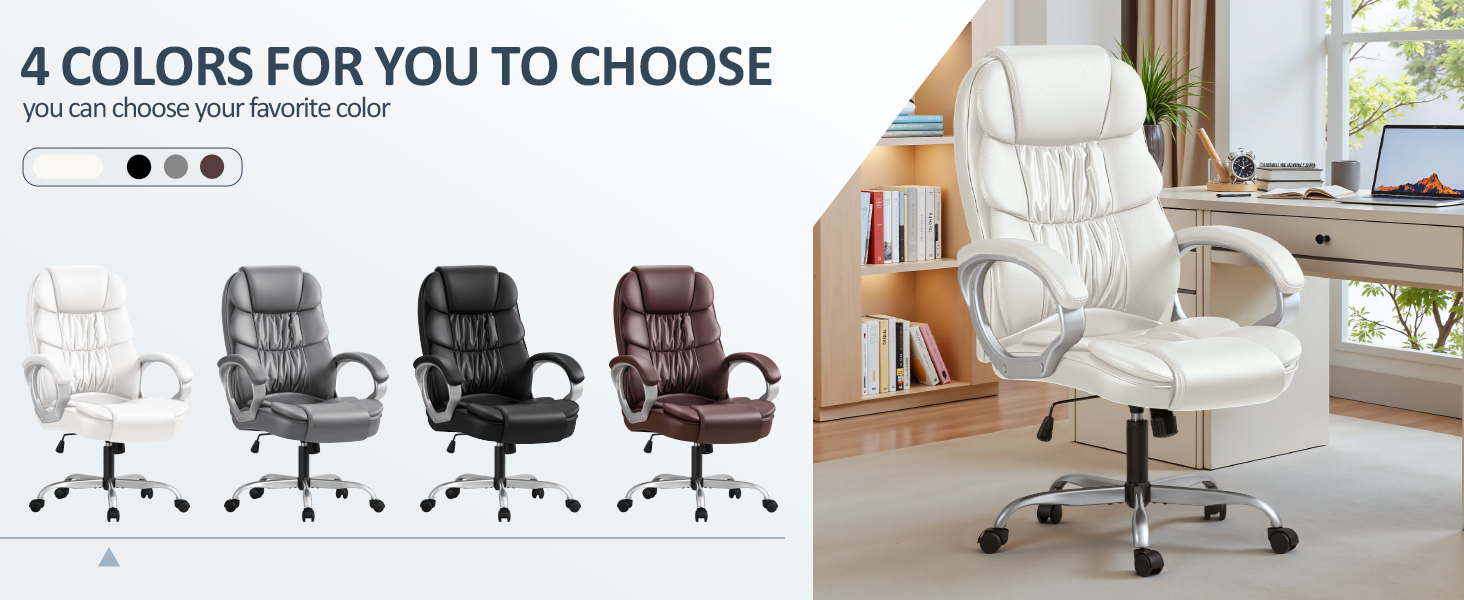 white office chair