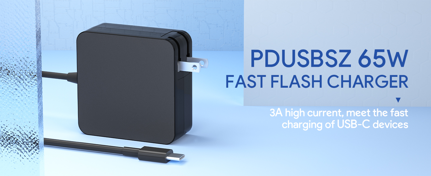 PDUSBSZ 65W fast flash charger