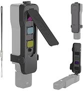 Veki Magnetic Flip Case for DJI Osmo Pocket 3, DJI Flip Case with 5 CPL/ND/UV Filter Slots, Prote...